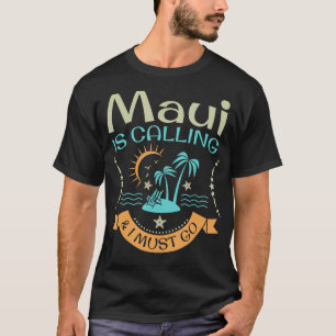 Camiseta Maui Hawaii Hawaii Hawaiian Funny Beach Aloha Summ