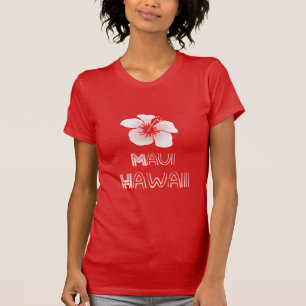 Camiseta Maui Hawaii Hibiscus Flower