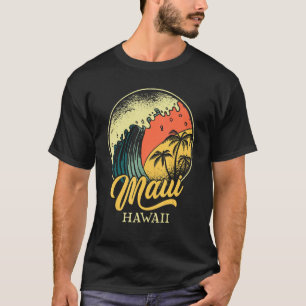 Camiseta Maui Hawaii Ilhas Havaianas Surf Retro Vintage