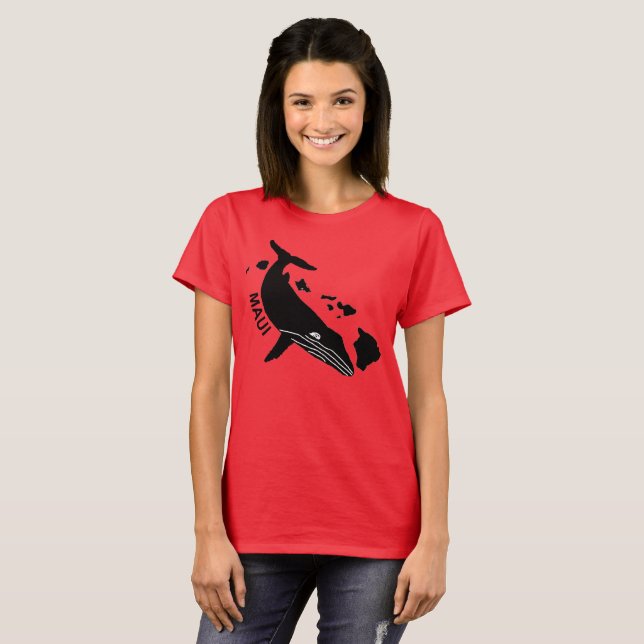 Camiseta Maui - Hawaii Islands Humpback (Frente Completa)