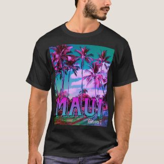 Camiseta Maui Hawai'i Palm Trees T-shirt 