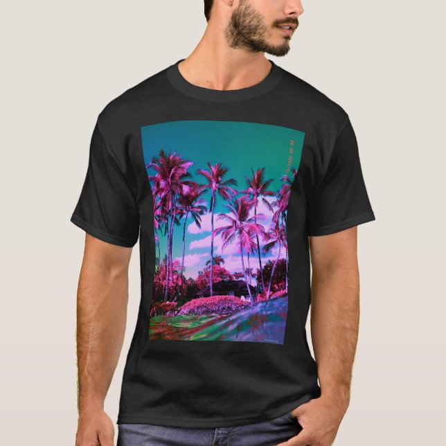 Camiseta Maui Hawaii Palms Trees T-Shirt (Frente)