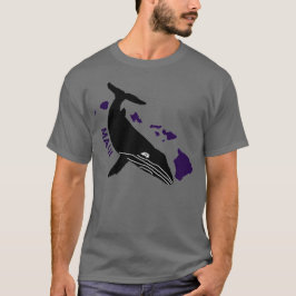Camiseta Maui - Hawaii Purple Islands Humpback