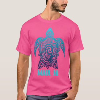 Camiseta Maui Hawaii Sea Turtle Hawaiian Surfer Diving