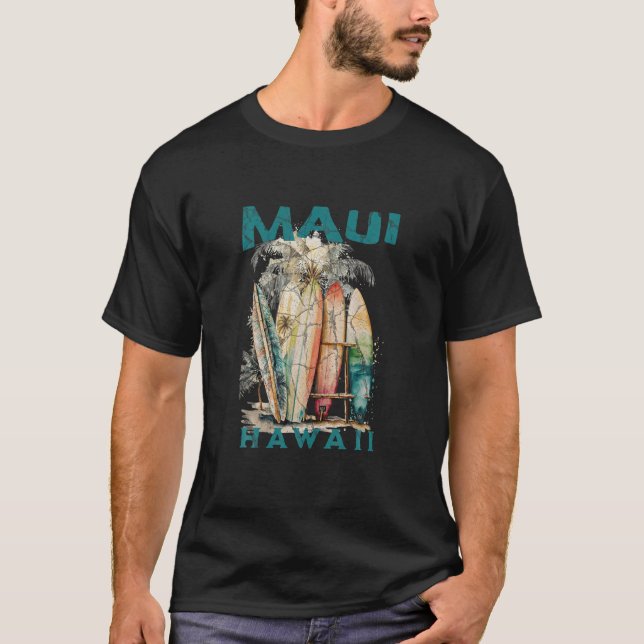 Camiseta Maui Hawaii T Shirt (Frente)