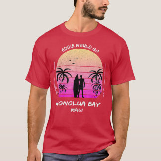 Camiseta Maui Honolua Bay Surf Sea Palms Hawaii Waikiki Sou