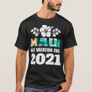 Camiseta Maui Melhor Vacinação De Souvenir De 2021