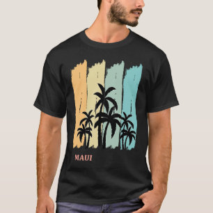 Camiseta Maui Palmas Sol Havaí Surf Aloha Oahu Waikiki Sou