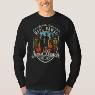 Camiseta Maui Surfing Vintage Retro Havaiano Surfer Hawaii