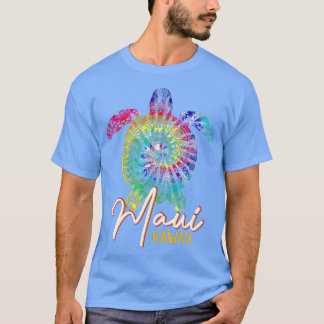 Camiseta Maui Tie Dye Sea Turtle Hawaii Matching Family Vac