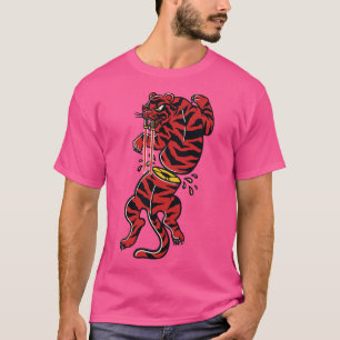 Camiseta Maul Red Toothed Saber Estilo Tradicional de Tatua