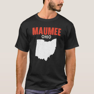 Camiseta Maumee Ohio EUA Estado América Viagem Ohioan