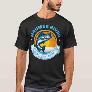 Camiseta Maumee River Walleye Run Tee