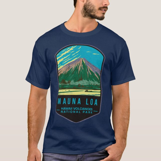 Camiseta Mauna Loa Hawaii Volcanoes National Park (Frente)