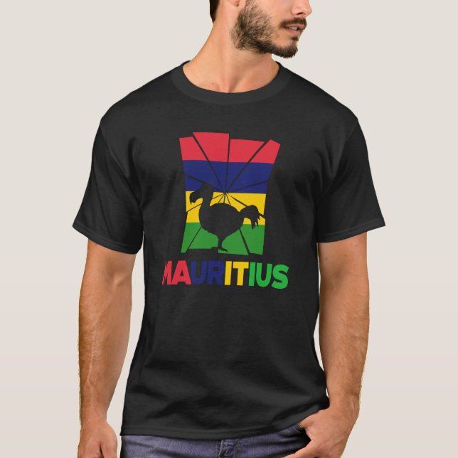 Camiseta Maurícia Maurícia Pavilhão Maurício Silhouet (Frente)