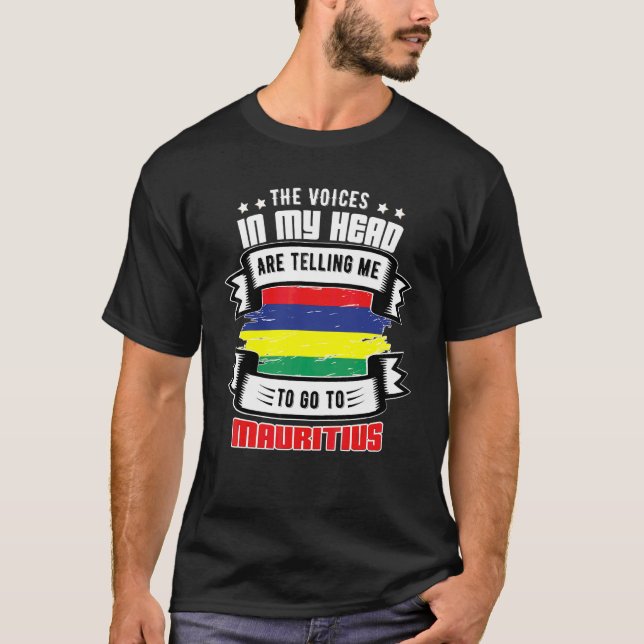Camiseta Maurícia Na Minha Cabeça (Frente)