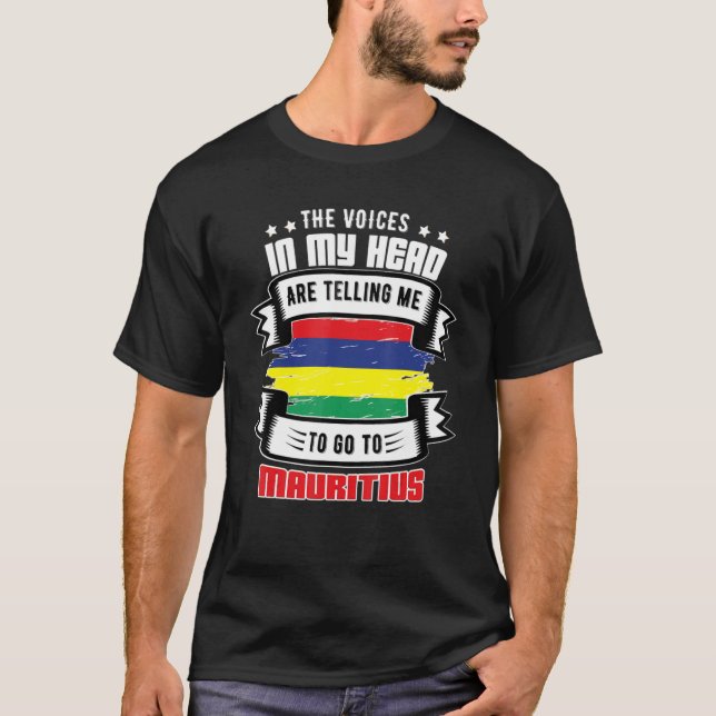 Camiseta Maurícia Na Minha Cabeça (Frente)