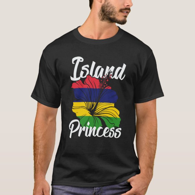 Camiseta Mauritius Mauritian Mauritius Flag Island Princess (Frente)