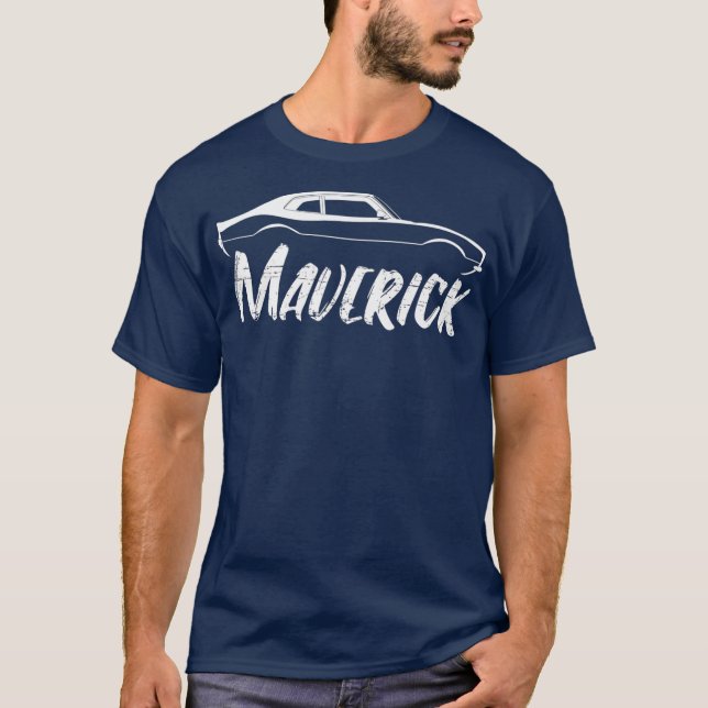 Camiseta Maverick Grabber American Muscle Car Classic (Frente)