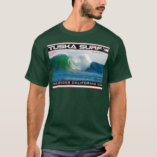 Camiseta Mavericks Breaking Wave Surf por surf Tuska