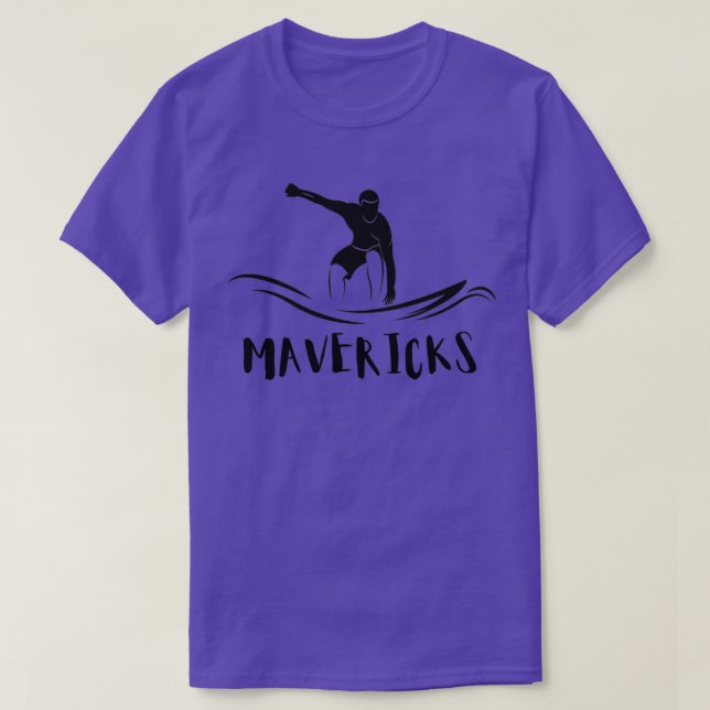 Camiseta mavericks surf Beach california (Frente do Design)