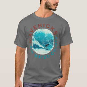 Camiseta MAVERICKS Surf Half Moon Bay Big Wave Surfing Cali