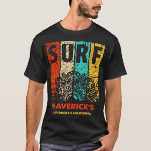 Camiseta MAVERICKS Surf Retroativo Vintage Mandala Gift