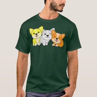 Camiseta Maverique Flag Pride Lgbtq Dogs Maverique Corgi809