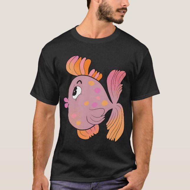 Camiseta Mavis o Peixe Tropical (Frente)