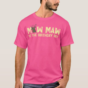 Camiseta Maw Maw Da Camuflagem De Caçadores De Aniversário