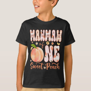Camiseta Mawmaw de uma menina de festa de 1º aniversário de