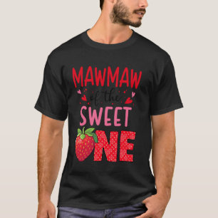 Camiseta Mawmaw Do Doce Aniversário de Morango Família