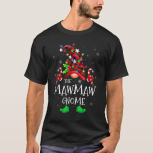 Camiseta Mawmaw Gnome Xadrez de Búfalo Correspondência Famí