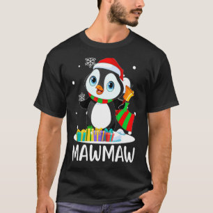 Camiseta Mawmaw Penguins Santa Hat Fama de Natal