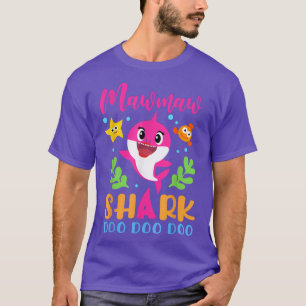 Camiseta Mawmaw Shark Shirt Mawmaw Shark Lover Family Mothe