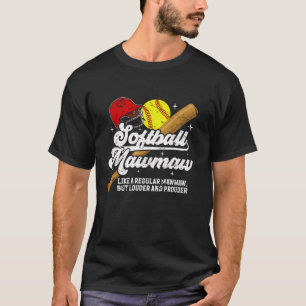 Camiseta Mawmaw Softball De Um Jogador De Softball Mawmaw D