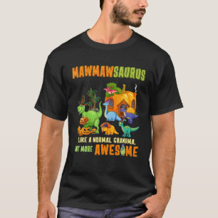 Camiseta Mawmawsaurus T Rex Dinosaur Mawmaw Saurus Hallowee