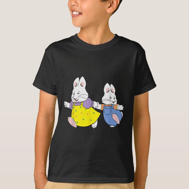 Camiseta Max e Decorações de Aniversário Ruby Bunny  (Frente)