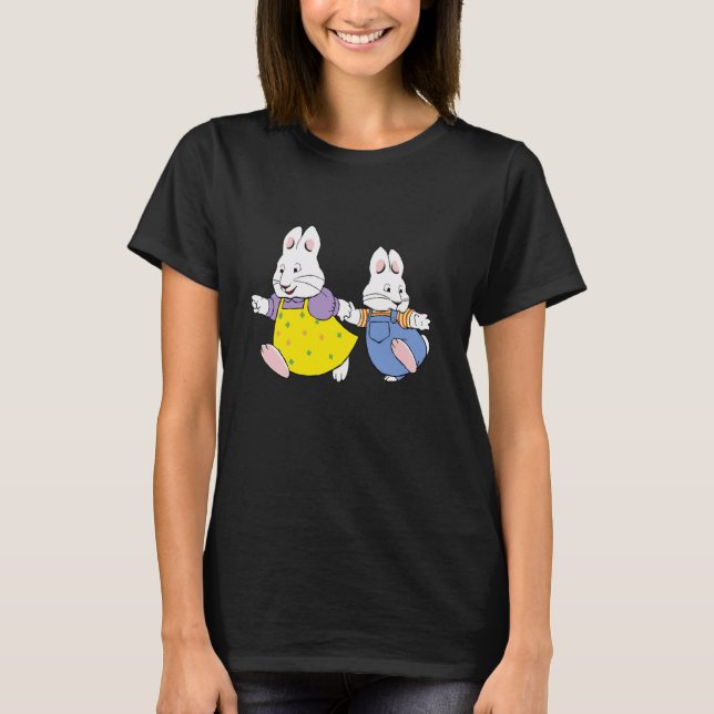 Camiseta Max e Decorações de Aniversário Ruby Bunny (Frente)