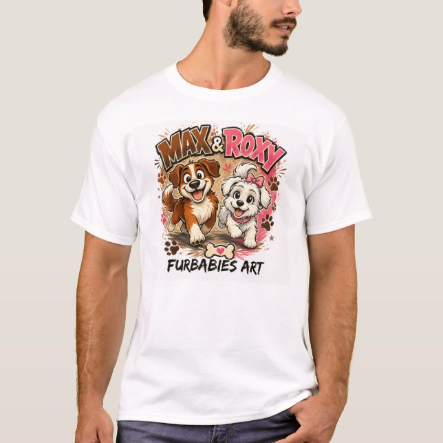 Camiseta Max e Roxy Oficial  (Frente)