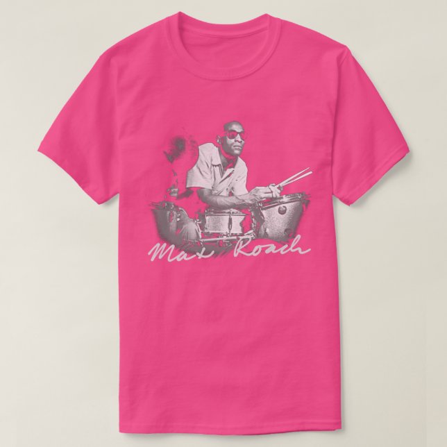 Camiseta Max Roach (Frente do Design)