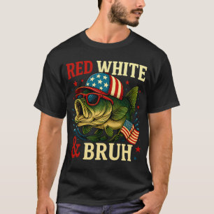 Camiseta maxilas de tubarão bandeira americana