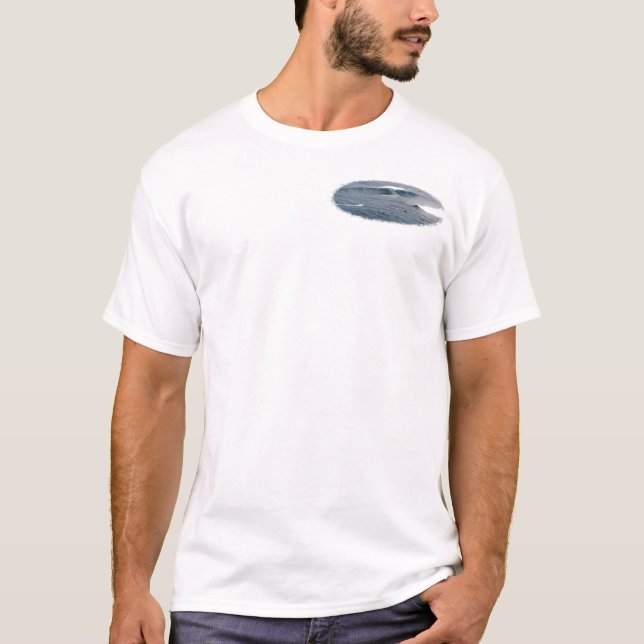 Camiseta Maxilas que surfam o roupa (Frente)