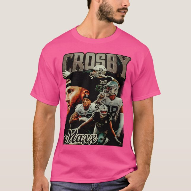 Camiseta Maxx Crosby Retro Bootleg Retro Bootleg (Frente)