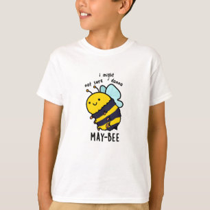 Camiseta May-Bee Engraçado Insett Bee Pun