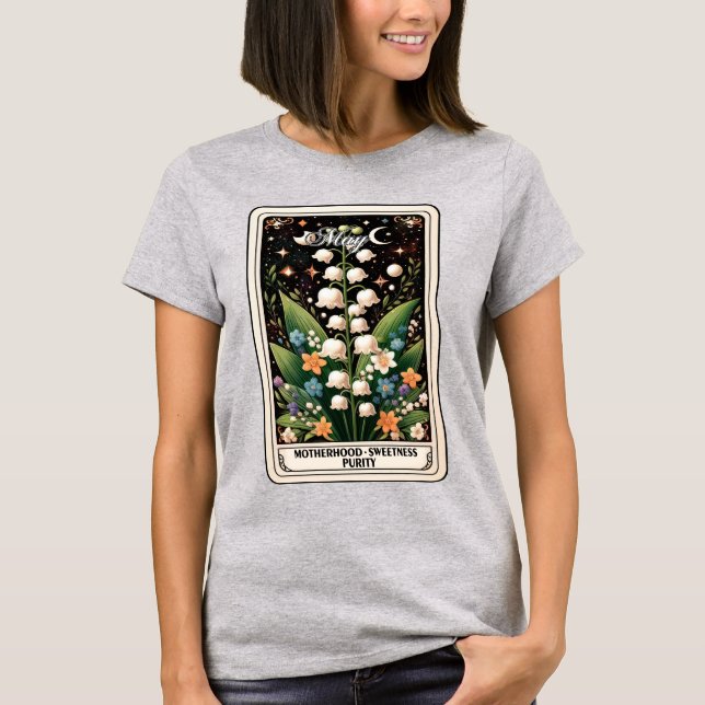 Camiseta May Birth Month Lily of the Valley T-Shirt (Frente)