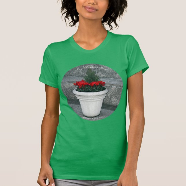 Camiseta "May Christmas Bloom" (Frente)
