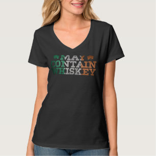 Camiseta May Contain Whiskey Irish Flag Rua Patrick