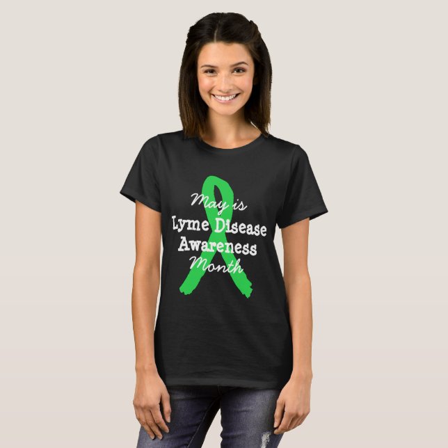 Camiseta May is Lyme Disease Awarness Mont Shirts (Frente Completa)