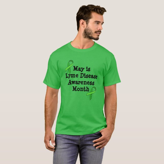 Camiseta May is Lyme Disease Awarness Monteke (Frente Completa)